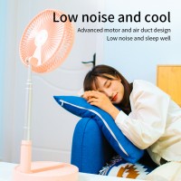 Portable Mini Small Handheld Fan Office Household Multipurpose Table Stand Rechargeable Electric Fans Desk Fan